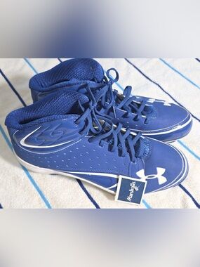 Marshall Men's Royal Blue Athletic High-Top Sneakers
